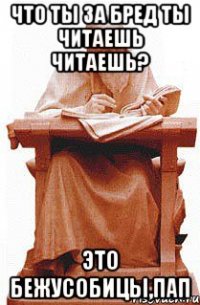 Что ты за бред ты читаешь читаешь? Это бежусобицы,пап