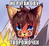 Не ругай Ову, творожочек