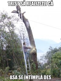 Trist să realizezli că asa se întîmplă des