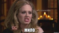  Мило