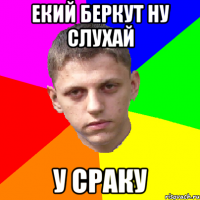 екий беркут ну слухай у сраку