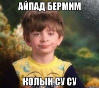Айпад бермим колын су су