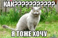 КАК??????????? я тоже хочу