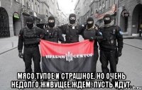  Мясо.Тупое и страшное, но очень недолго живущее.Ждем. Пусть идут.
