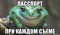 пасспорт при каждом съеме