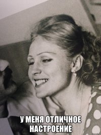  у меня отличное настроение