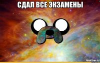 Сдал все экзамены 