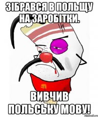 Зібрався в Польщу на заробітки. Вивчив польську мову!