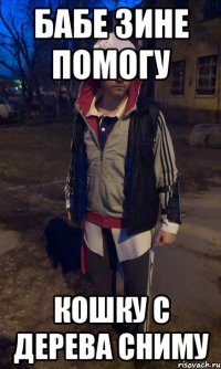бабе зине помогу кошку с дерева сниму