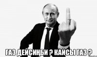  ГАЗ ДЕЙСИҢБИ ? КАЙСЫ ГАЗ ?