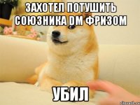 захотел потушить союзника DM фризом убил