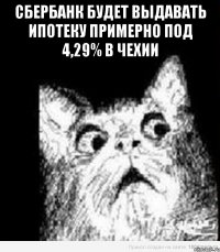 Сбербанк будет выдавать ипотеку примерно под 4,29% в Чехии 