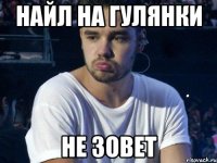 НАЙЛ НА ГУЛЯНКИ НЕ ЗОВЕТ