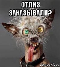 отлиз заказывали? 