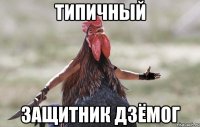 типичный защитник дзёмог