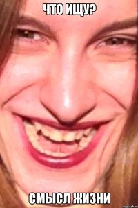 Что ищу? Смысл жизни