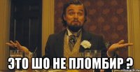  это шо не пломбир ?
