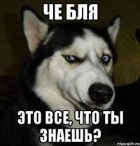 че бля это все, что ты знаешь?