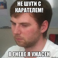 Не шути с карателем! в гневе я ужасен