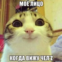 Моё лицо Когда вижу Чел'z