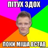 Пітух здох поки міша встав