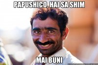 PAPUSHICO, HAI SA SHIM MAI BUNI