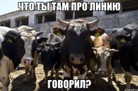 что ты там про линию говорил?