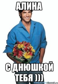 Алина С Днюшкой тебя )))