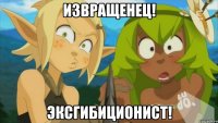 Извращенец! эксгибиционист!