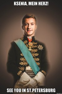 Ksenia, Mein Herz! See you in St.Petersburg