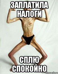 заплатила налоги сплю спокойно