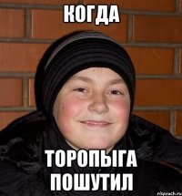 Когда Торопыга пошутил