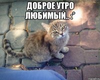 Доброе утро любимый.. :* 