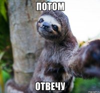 потом отвечу