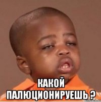  какой палюционируешь ?