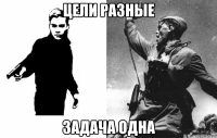 цели разные задача одна