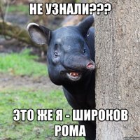 не узнали??? это же я - широков рома