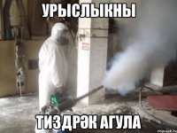 урыслыкны тиздрәк агула