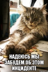  надеюсь мы забудем об этом инциденте