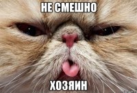 НЕ СМЕШНО ХОЗЯИН