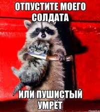 ОТПУСТИТЕ МОЕГО СОЛДАТА ИЛИ ПУШИСТЫЙ УМРЁТ