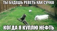 ты будешь реветь как сучка когда я куплю нефть