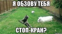 Я обзову тебя Стоп-кран?