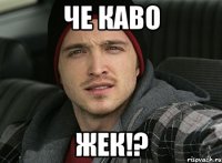че каво жек!?