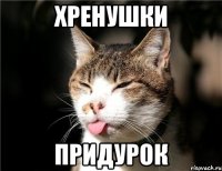 Хренушки придурок