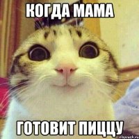 Когда мама готовит пиццу