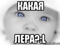 КАКАЯ лера?:L