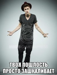  Твоя пошлость просто зашкаливает