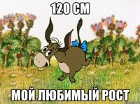 120 см мой любимый рост