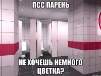 Псс парень Не хочешь немного цветка?